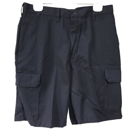 Red Kap Shorts 34" x 10" NWT Mens Black Cargo 6 Pockets Stain Resistant - Picture 2 of 4